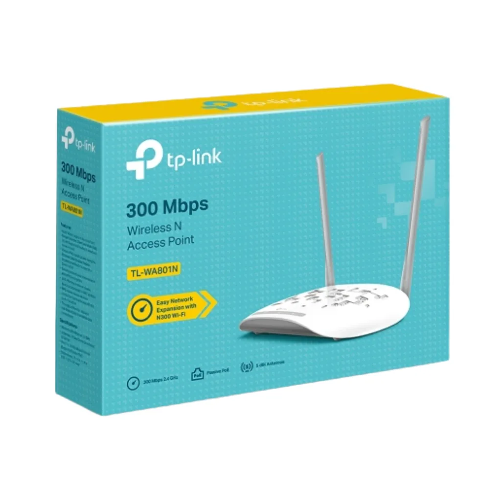 [TL-WA801N] ACCESS POINT N A 300Mbps 2 ANTENAS TP-LINK