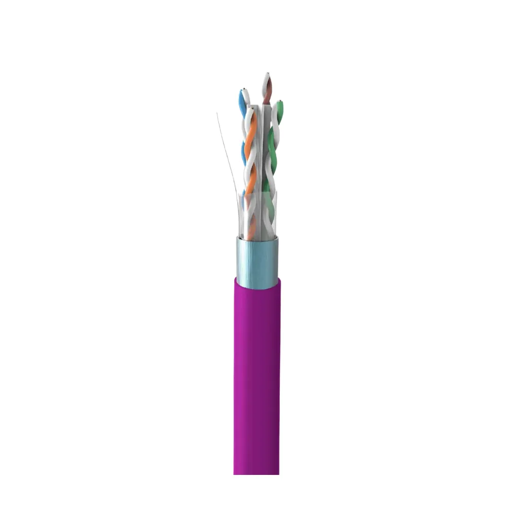 CABLE UTP CAT6A 23AWG INTERIOR LILA F/CAT6A-SATRA-LILA MTS SATRA