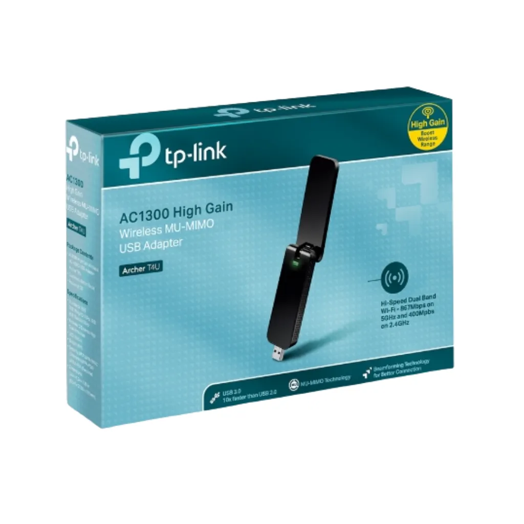 [ARCHER T4U] ADAPTADOR USB AC1200 DOBLE BANDA INALAMBRICO TP-LINK