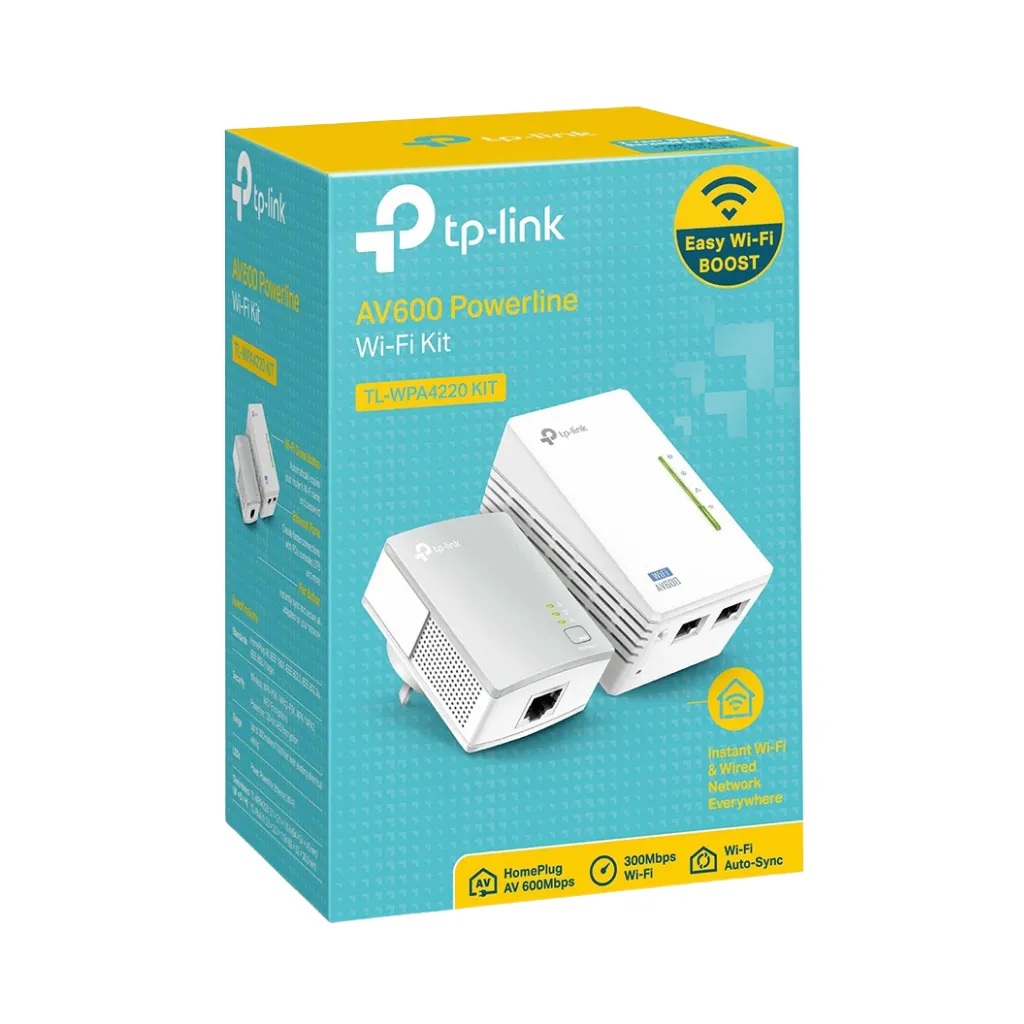 [TL-WPA4220KIT] KIT X 2 ADAPTADORES POWER LINE 300Mbps TL-WPA4220KIT TP-LINK