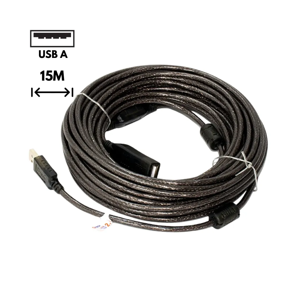 EXTENSION USB 2.0V C/REPETIDOR 15MTS DTECH
