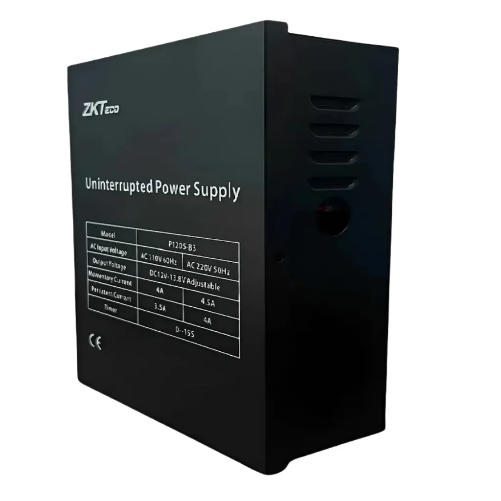 FUENTE CARGADOR DE BATERIA 220VAC- 12VDC - 5AMP ZKTECO