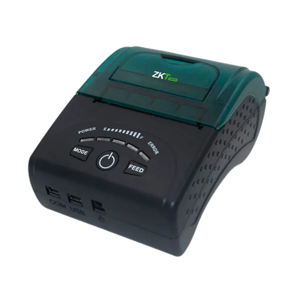 IMPRESORA TERMICA PORTATIL 58MM BLUETOOTH ZKTECO