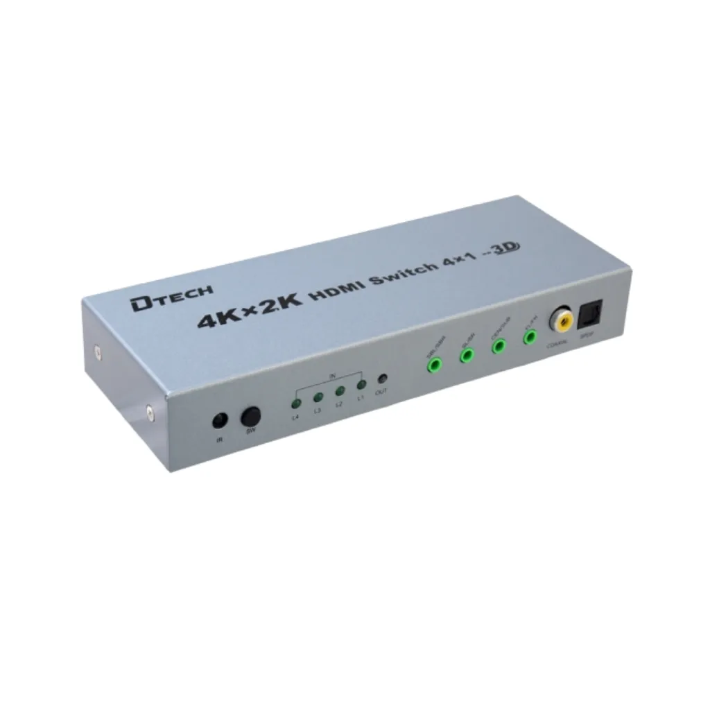 SWCHIT HDMI 4X1  4K2K + AUDIO DTECH