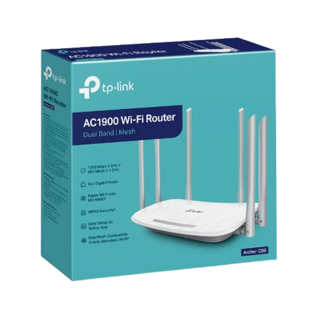 ROUTER AC1900 6 ANTENAS 4 PUERTOS GB TP-LINK