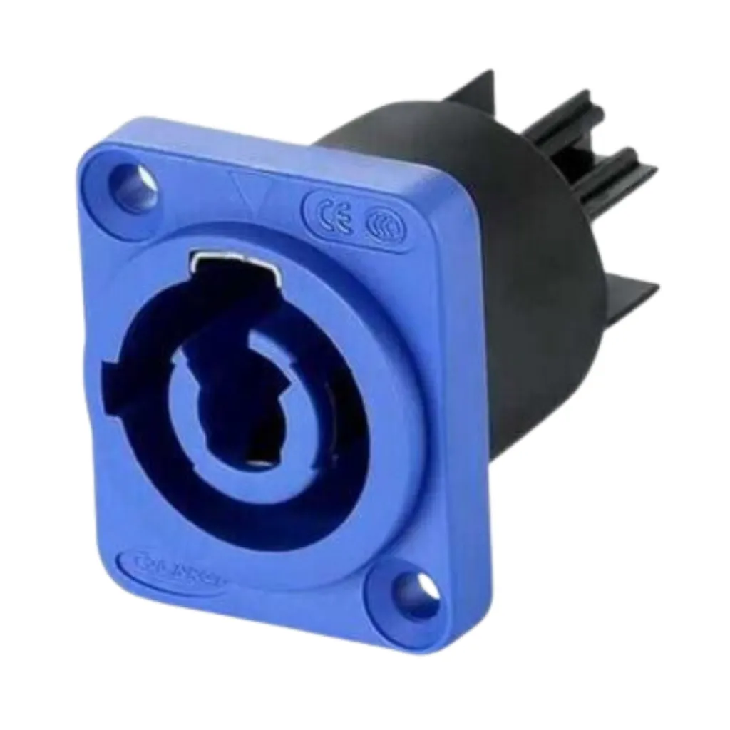 CN-11 JACK CHASIS POWERCON 20A-500V 12-14 AWG AZUL CNLINKO