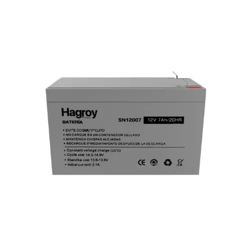 BATERIA SECA 7AMP 12V 20HR HAGROY