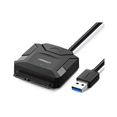 CABLE CONVERTIDOR DE CONTROLADOR DURO USB 3.0 A SATA 50CM UGREEN