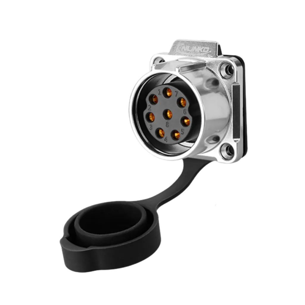 CONECTOR JACK 8 PINES TIPO LP28 PLASTICO+METAL CNLINKO