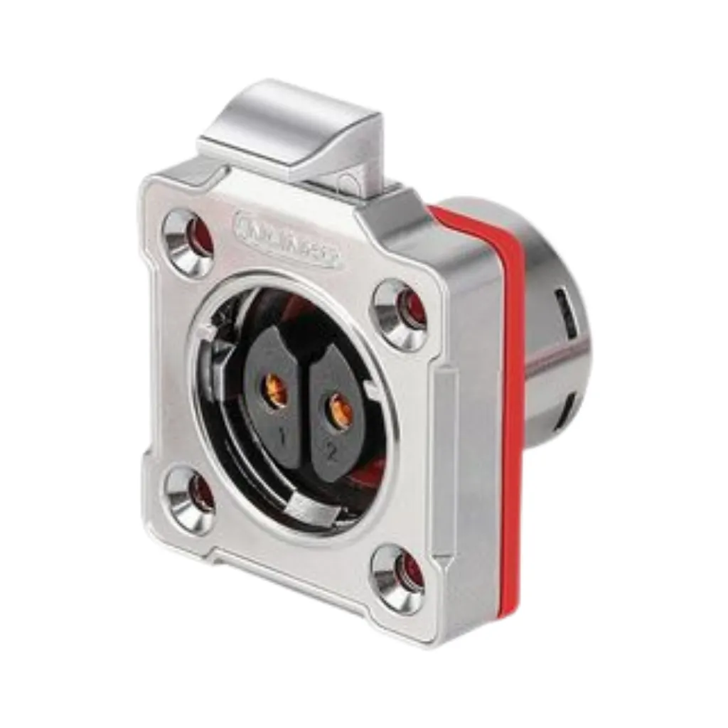 [BD-20-J02SX-03-401A] CONECTOR JACK CHASIS METALICO DE 2 PINES  TIPO BD20 CNLINKO