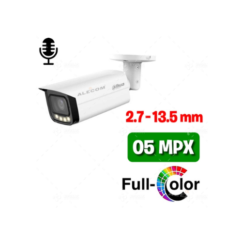 CAMARA HDCVI TUBO 5MP FULL-COLOR LED C/MICRO DAHUA