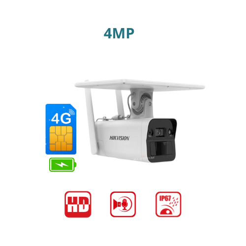 CAMARA IP 4MP CON PANEL SOLAR (2) HIKVISION