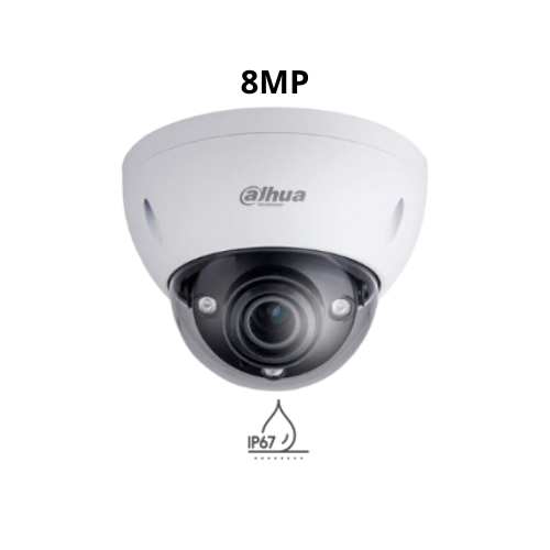 CAMARA IP DOMO 8MP IK10 IP67 DH-IPC-HDBW5831EN-ZE DAHUA