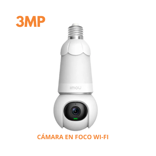 CAMARA IPC-S6DN-3M0WEB IP WIFI BULB CAM 3MP PT LED25M E27 IMOU