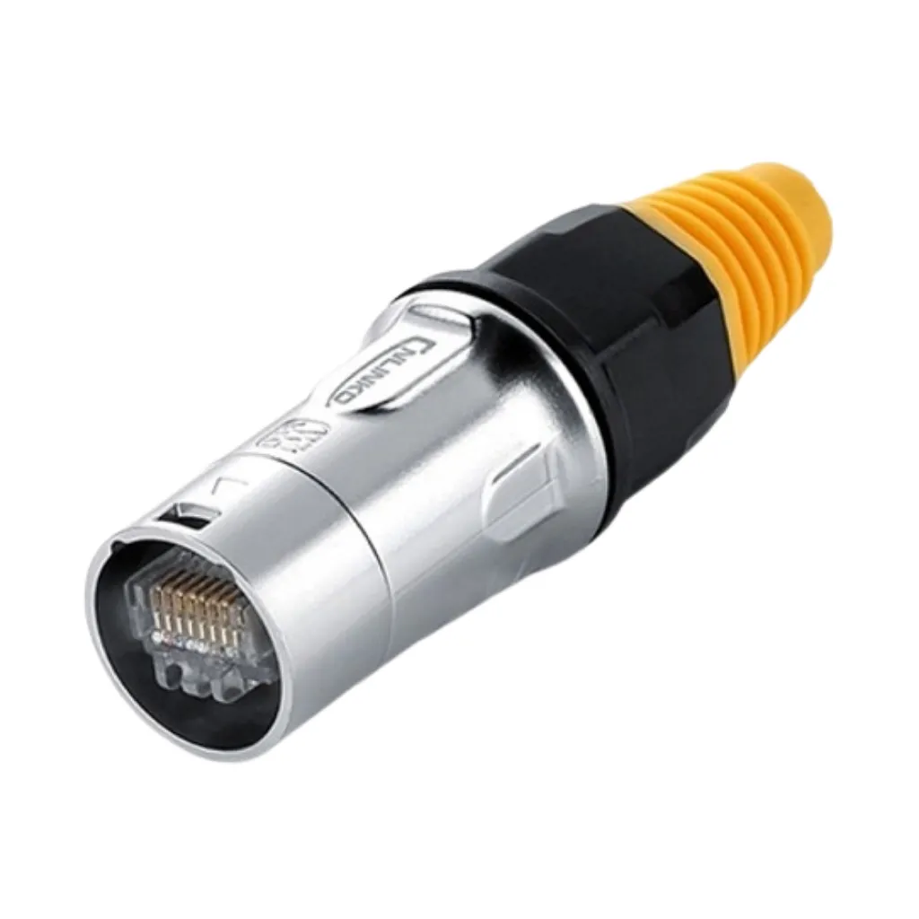 CONECTOR AEREO RJ45 AMARILLO CNLINKO