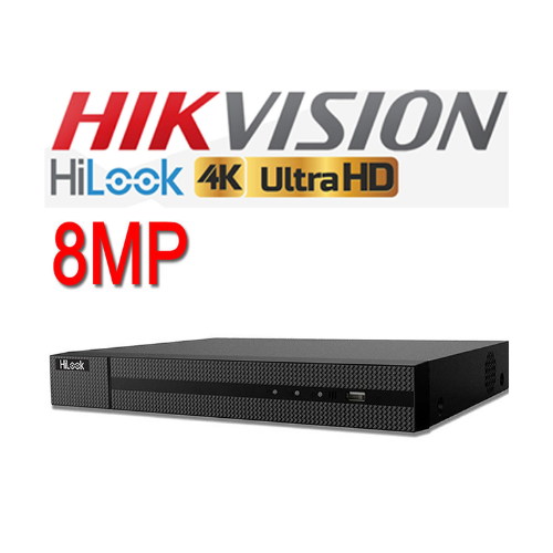 DVR 8 CH 1080-3MP-4MP-5MP-8MP SALIDA HDMI 4K HILOOK