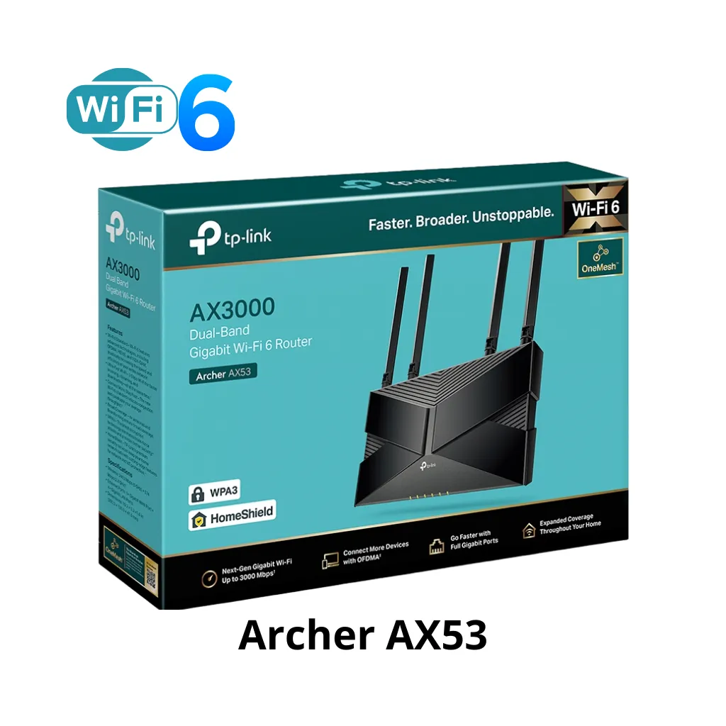 [ARCHER AX53] ROUTER WI-FI 6 DOBLE BANDA AX3000 TP-LINK