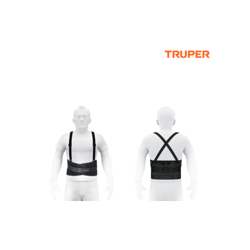 FAJA LUMBAR CON TERCER CINTURÓN TALLA M TRUPER