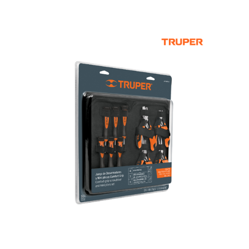 JUEGO DE PINZAS MINIATURAS Y DESARMADORES DE JOYERO (JGO-MP-DJ) TRUPER