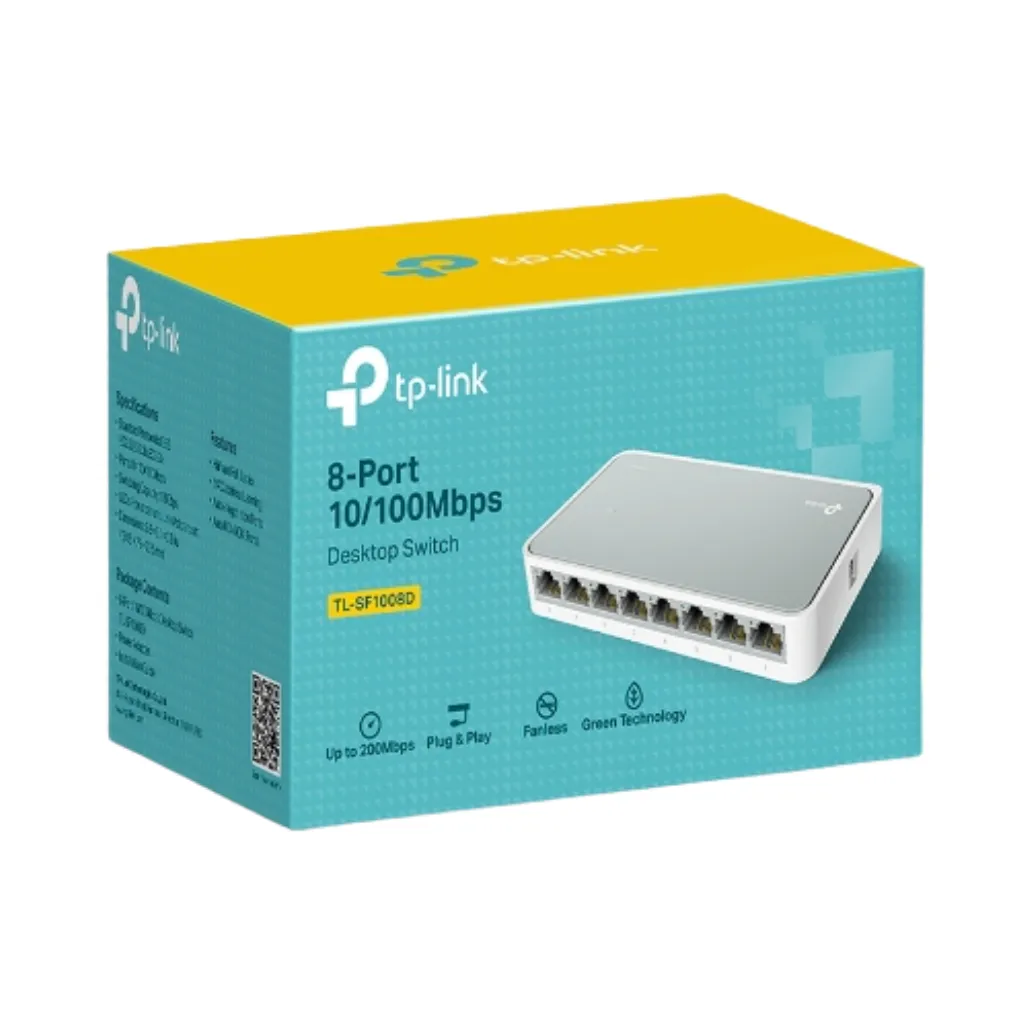 [TL-SF1008D] SWITCH 8 PUERTOS 10/100 MBPS TP-LINK