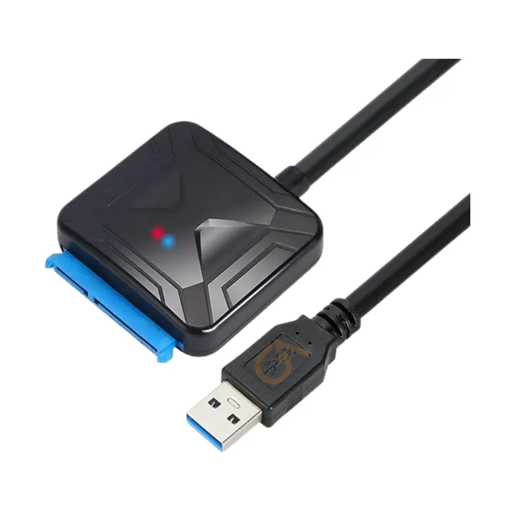 ADAPTADOR USB 3.0 A CABLE SATA + 12V P/DISCO DURO SYZD-175