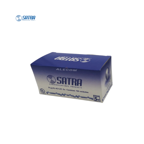PLUG RJ-45 CAT5E 0101040001 CJAx100PCS SATRA
