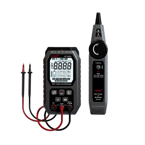 RASTREADOR DE CABLES 2 EN 1 C/MULTIMETRO, PRUEBAS DE RED Y DETECCION DE CABLES NOYAFA