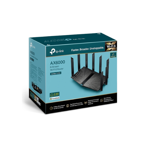 ROUTER AX6000 Wi-Fi 6 CON PUERTO 2.5G 8 ANTENAS TP-LINK