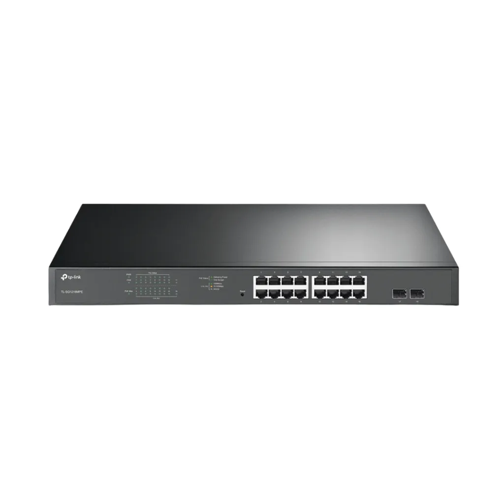 SWITCH EASY SMART JETSTREAM 16- PUERTOS GIGABIT PoE/PoE+ TP-LINK