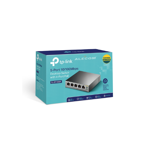 SWITCH 5P FAST ETHERNET POE 58W TP-LINK