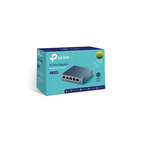 SWITCH GIGABIT 5 PUERTOS 10/100/1000 MBPS METALICO TP-LINK