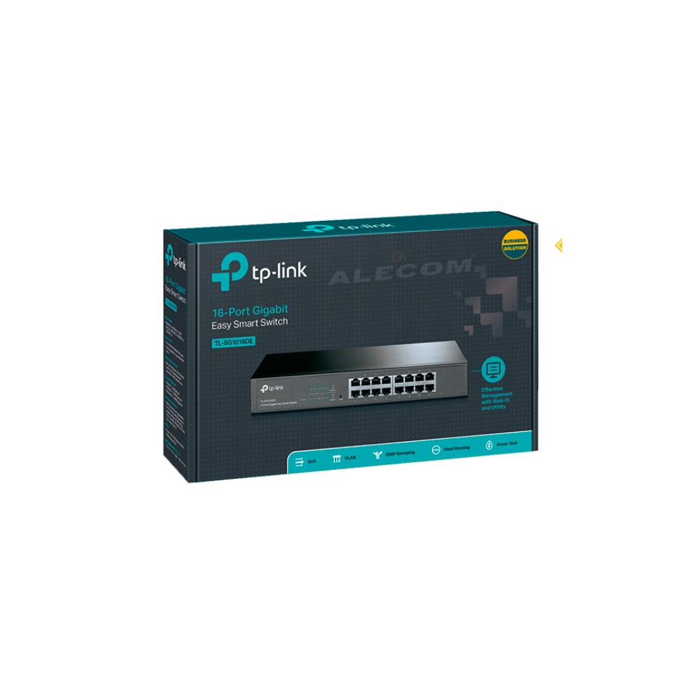 SWITCH GIGABIT DE 16 PUERTOS INTELIGENTE TP-LINK