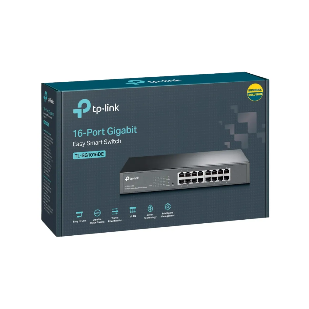 [TL-SG1016D] SWITCH GIGABIT 16 PUERTOS 10/100/1000 MBPS TP-LINK