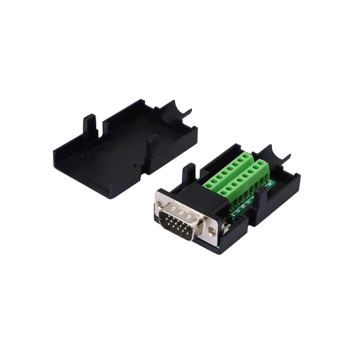 ZZ-YKZ-VGA01 CONECTOR VGA P/ENTORNILLAR PLASTICO