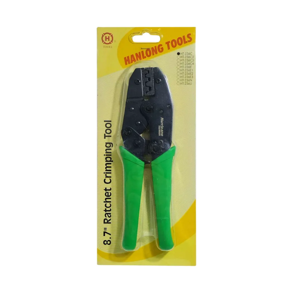 [HT-236C] ALICATE P/TERMINALES C/RATCHET 10-20 AWG HURRICANE