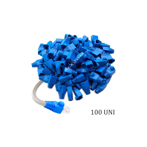 CAPUCHA PARA PLUG RJ-45 AZUL 0111060004 CIENTOx100PCS SATRA