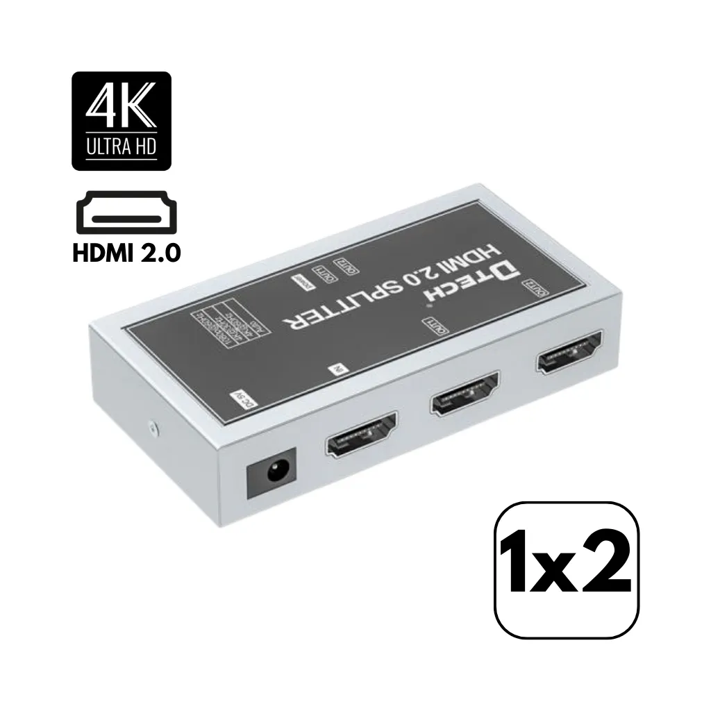 SPLITTER HDMI Ver. 2.0 4K-60HZ DTECH