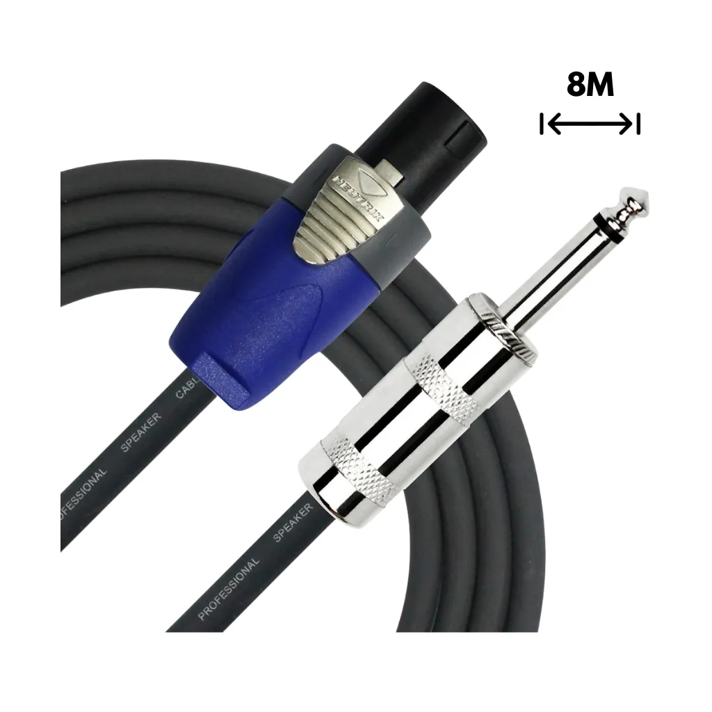 [SB-165K-8M] CABLE DE AUDIO  MAXCABLE SPEAKON PLUG T/NEUTRIX A PLUG