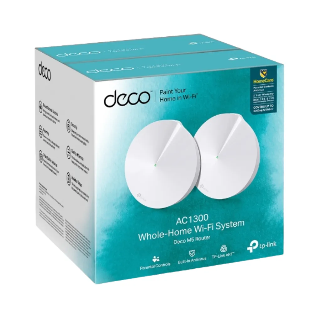 [DECO M5-2] WIFI MESH SYSTEM AC1300 - 2 PACK TP-LINK