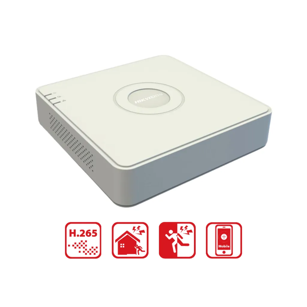 NVR 4 CH VGA HDMI  P/CAMARAS IP  HIKVISION