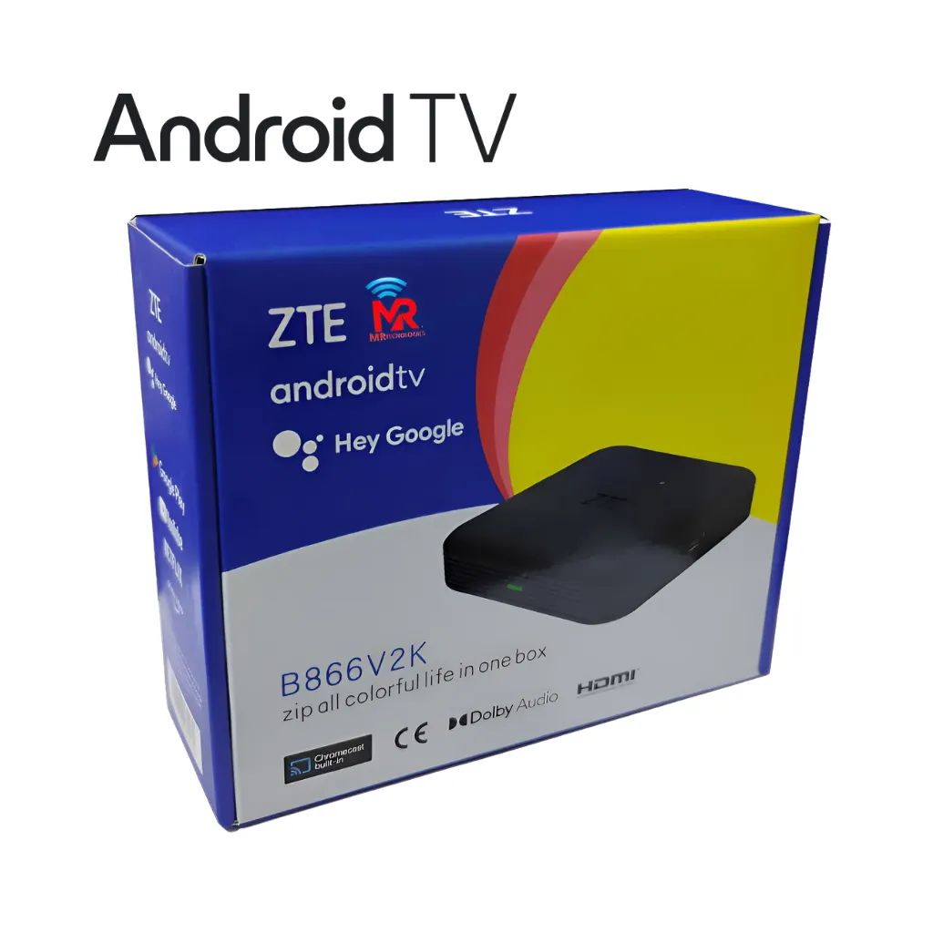 TV BOX B866V2K ANDROIDTV 4K DUAL BAND ZTE