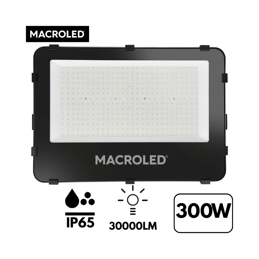 REFLECTOR LED 300W AC100-240V FRIO 6500K MACROLED