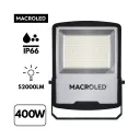 REFLECTOR LED PRO 400W AC100-240V FRIO 6500K IK08 MACROLED