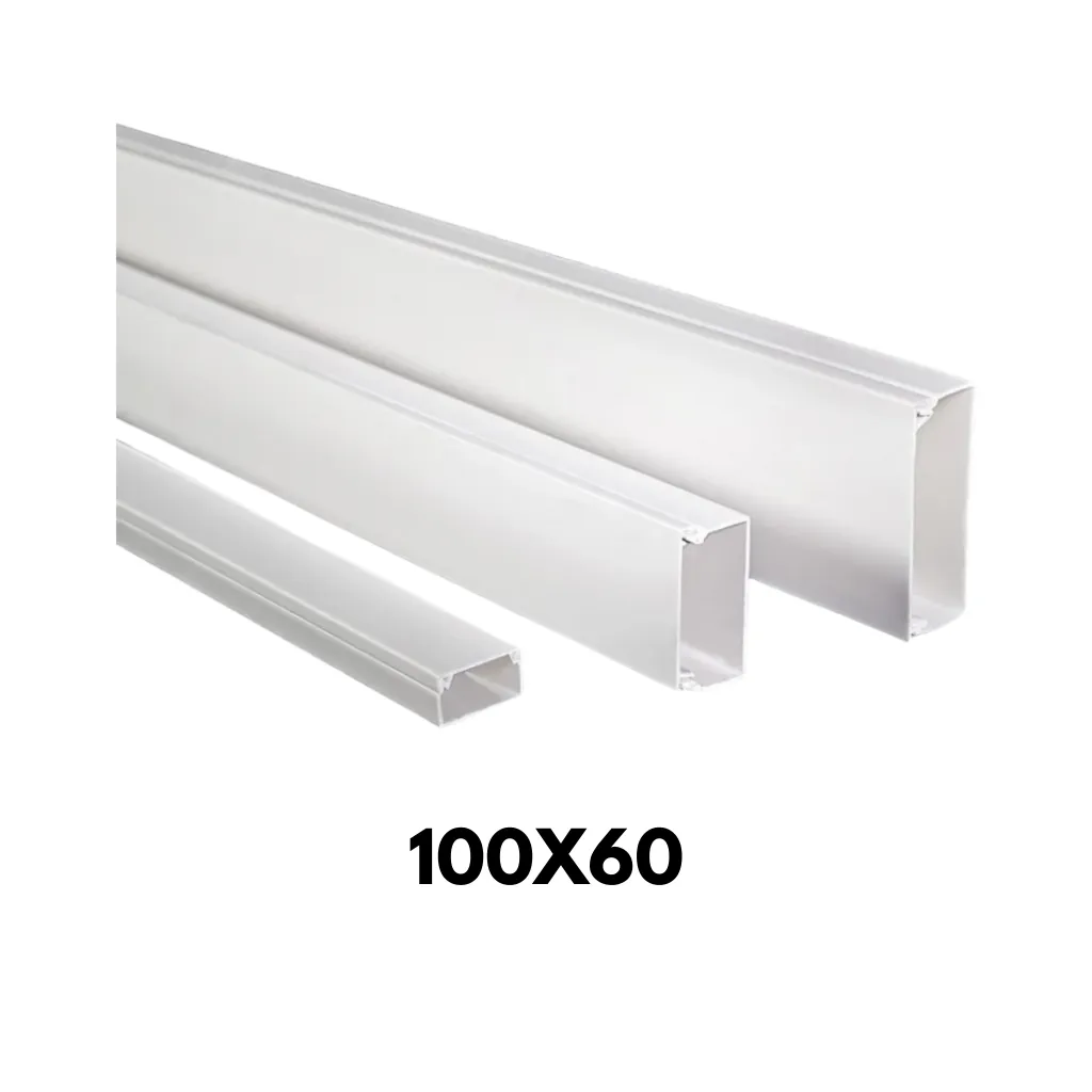 [100X60-S] CANALETA ADHESIVA BLANCO 100X60 1301019960 xUND. SATRA