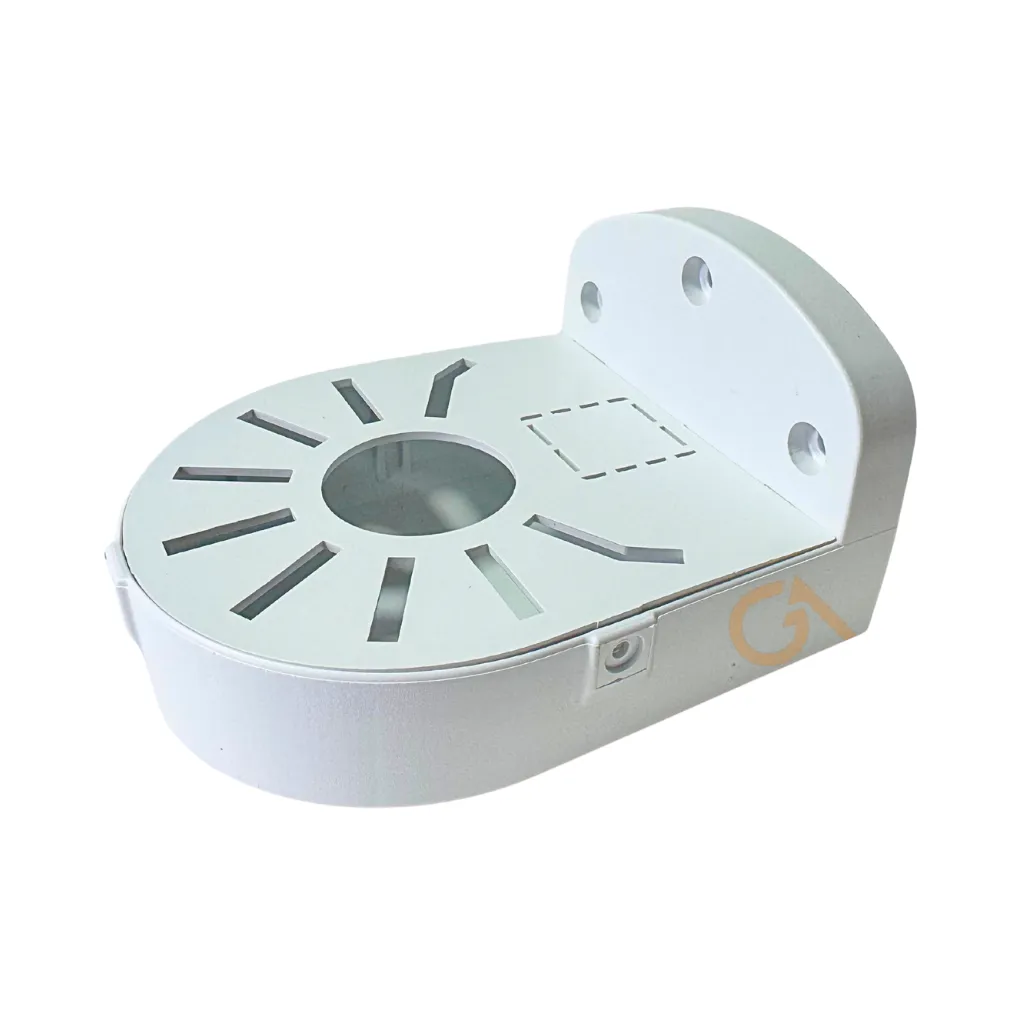 SOPORTE BASE DE PVC PARA ACCESORIOS DE CAMARA DE SEGURIDAD (RACK-M22)