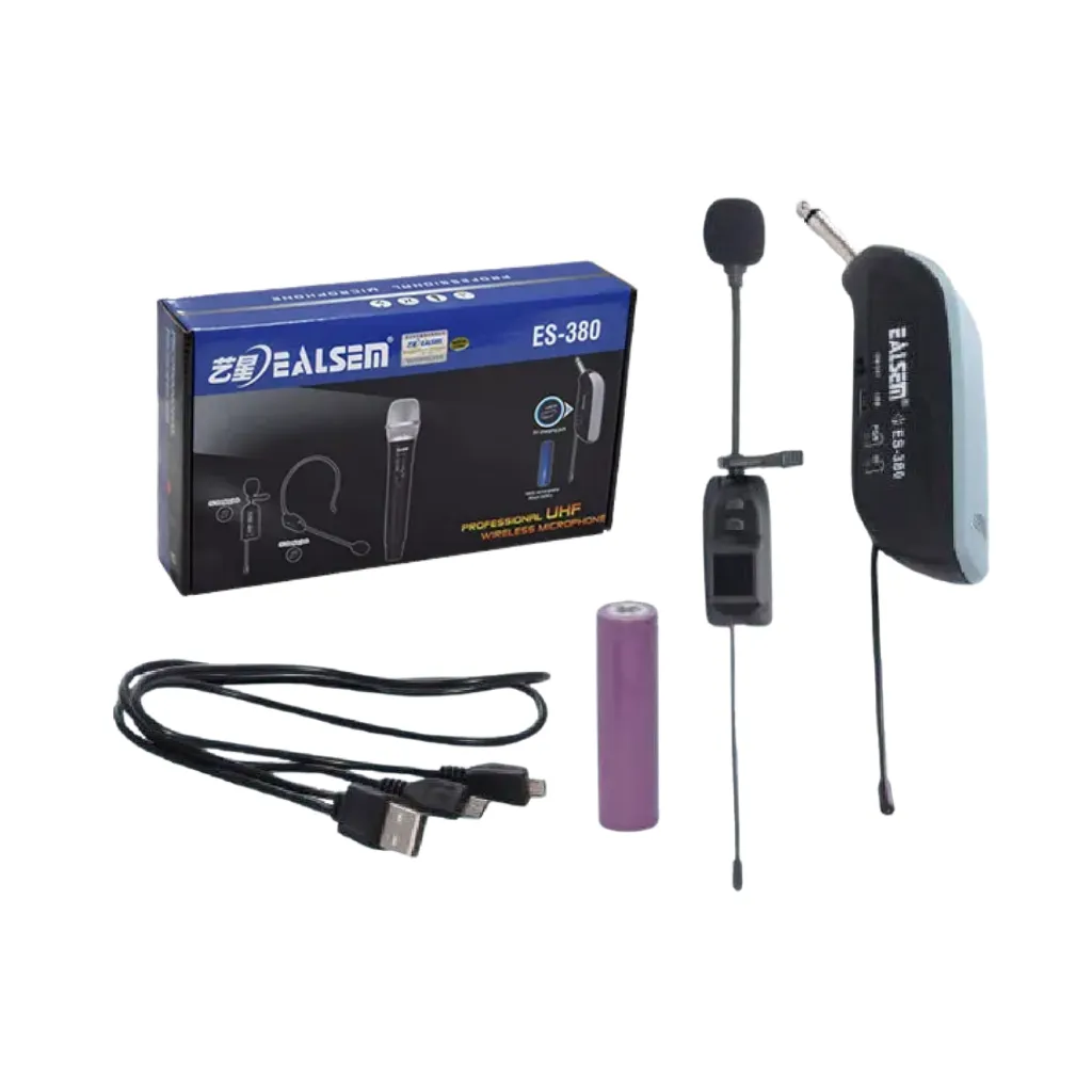 [MES-380B] MICROFONO INALAMBRICO DE SOLAFA UHF EALSEM