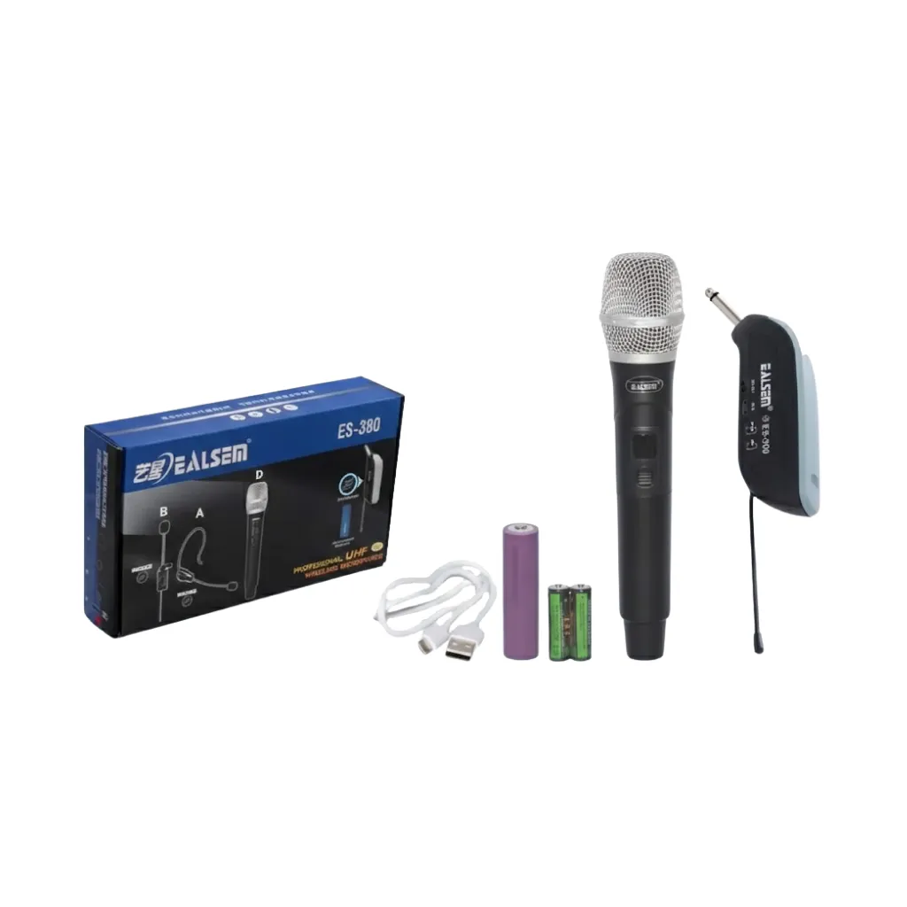 [MES-380D] MICROFONO INALAMBRICO DE MANO UHF EALSEM