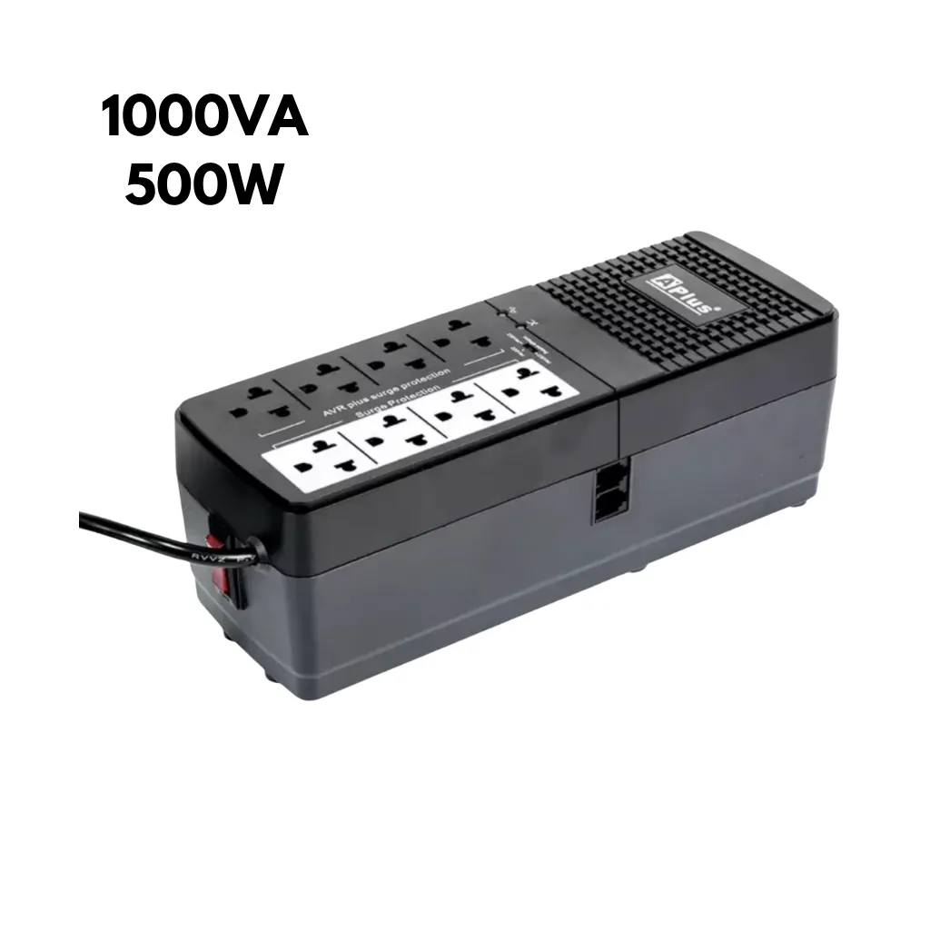 ESTABILIZADOR 4 AVR 1000VA-500W AVR 1000VA +4SUP A+PLUS