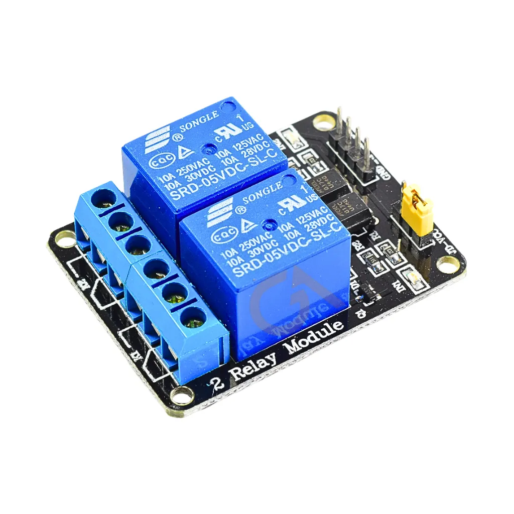 MODULO RELAY 2CH 5V (JQC-2C)