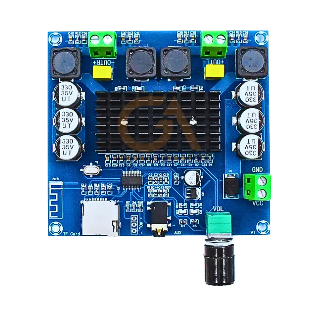 MODULO AMPLIFICADOR 2X100W CON BT 12VDC